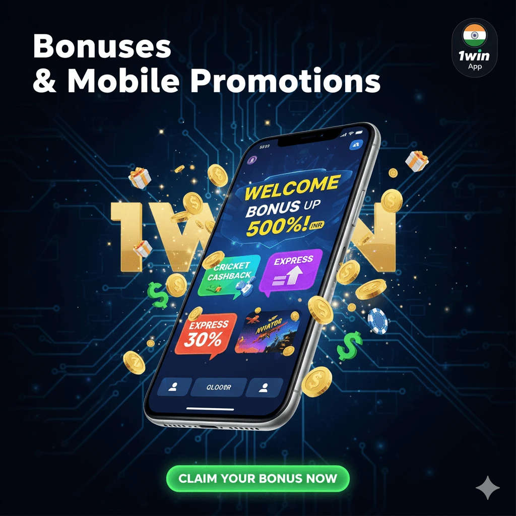 1win India Bonuses & Mobile Promotions Discover exclusive bonuses and promotions for 1win India mobile app users