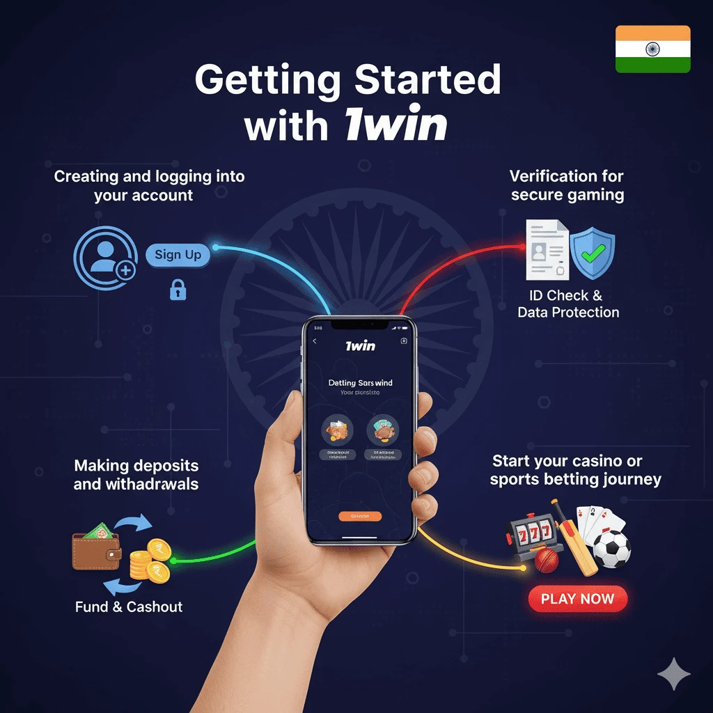 Beginner’s guide to creating an account and starting your journey on 1win India