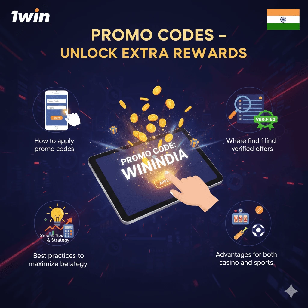 Use 1win India promo codes to unlock extra rewards and boost your gaming experience