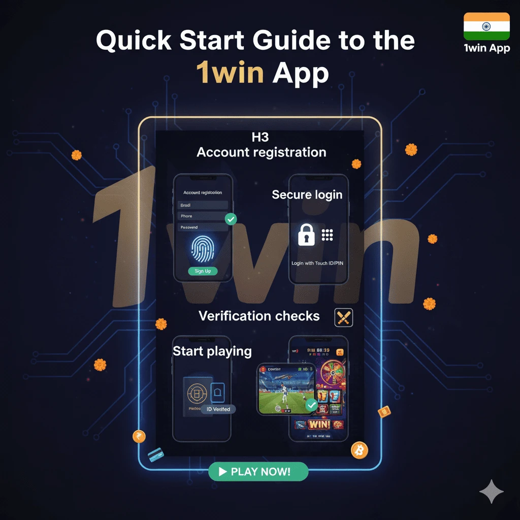 1win India App Quick Start Guide A simple guide to quickly get started with the 1win India mobile app