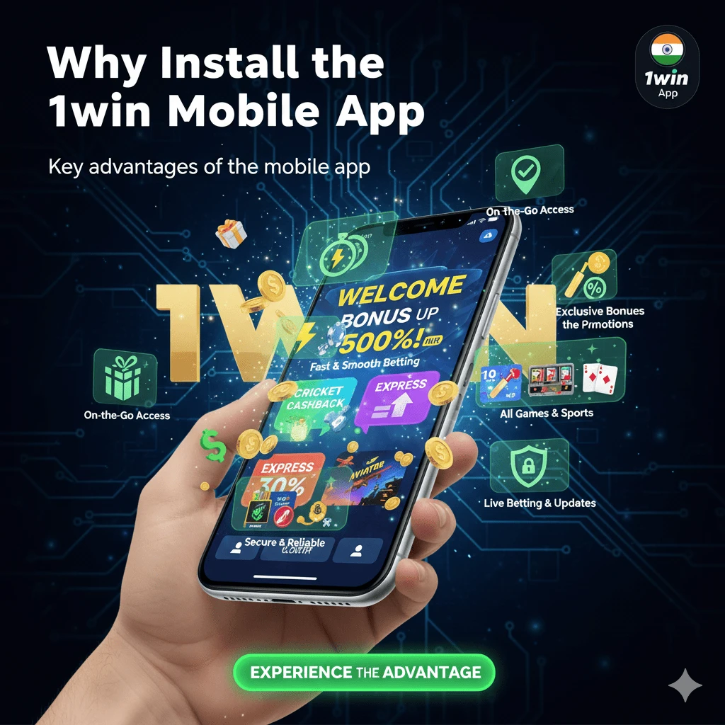Why Install the 1win India Mobile App Learn the benefits of installing the 1win India mobile app for convenient betting and gaming